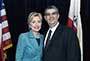 Motor Vehicle Accident Lawyer Scott J Corwin with US Secretary of State Hillary Clinton 