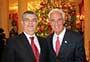 Bus Accident Injury Lawyer Scott J corwin with Gobernor Charlie Christ 